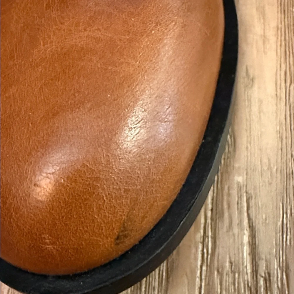 Jeffrey Campbell Woodvale Brown Over Knee Heeled Riding Style Boots